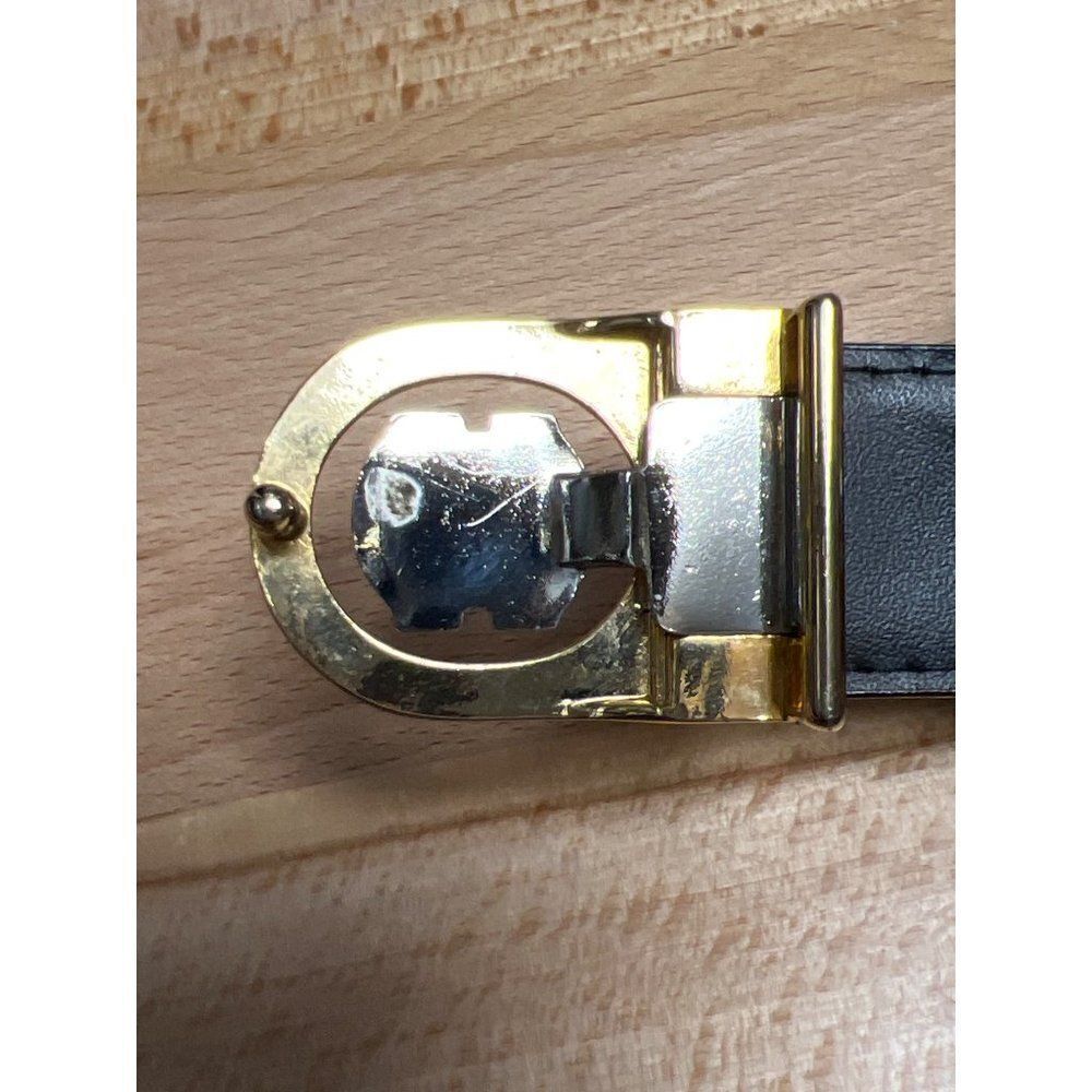 Black Croc Pattern Belt - Picture 5 of 5